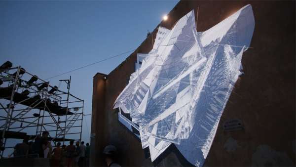 用投影映射表達(dá)的藝術(shù)作品賦予了K—Live音樂節(jié)活動(dòng)策劃節(jié)奏感